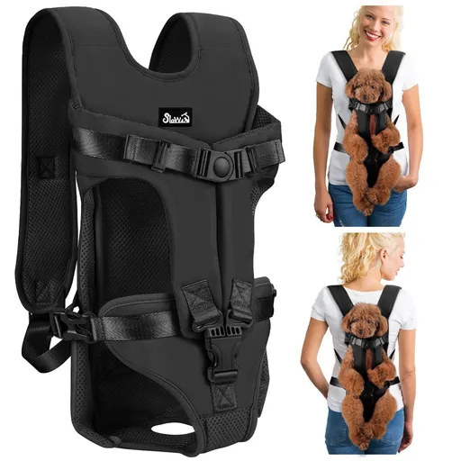 Dog Harness Storage Bags For Dogs Pet Accessories Dog Outdoor Gear High-Quality - Black - Size XL