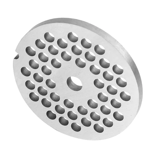 Meat Grinder Plate Disc Knife Carbon Steel 5mm Hole Silver