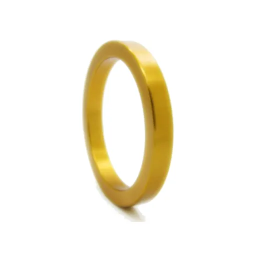 House Of Dasein Metal Cock Ring Aluminium Alloy Male Three Sizes - Gold - 50Mm
