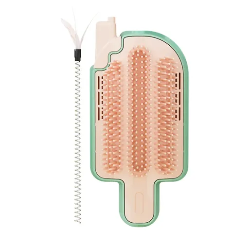 Wall Mounted Scratcher Cat Fur Rubbing Toy Scratching Post Pet Wall Scratcher - Cat Teaser Type