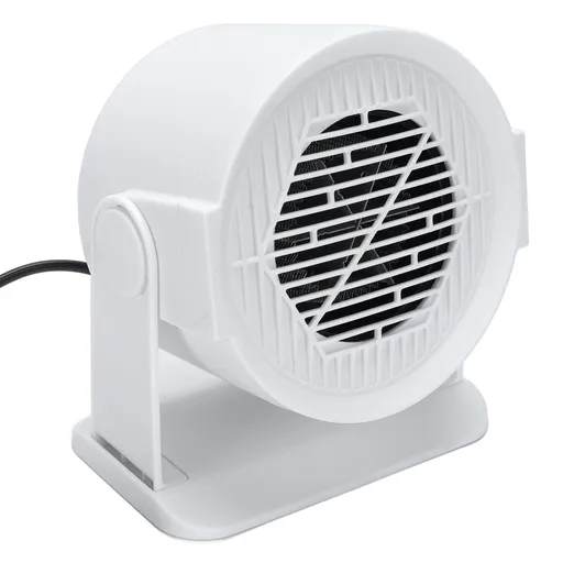 Space Heater Fast Heating Anti Tip Over Overheating Prevention Angle Adjustable 400W Portable Desktop Heater for Home Bedside US Plug 110V