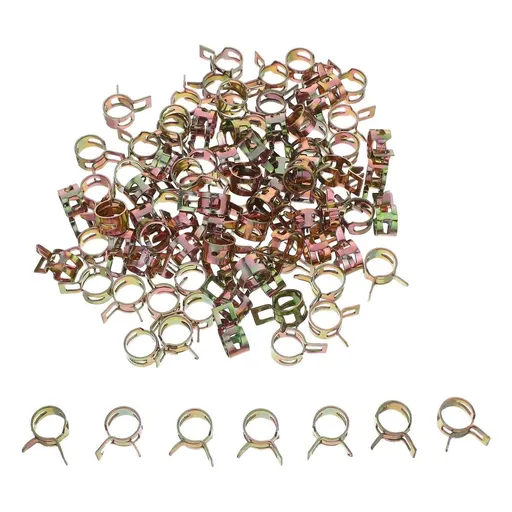 Carbon Steel Hose Clamps Multi-Color Professional for Automotive and DIY Use