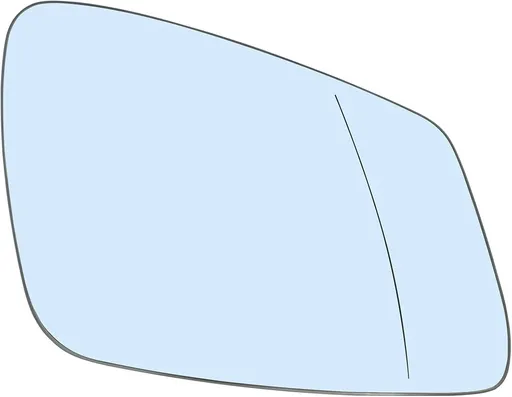Passenger Right Side Heated Convex Mirror Glass Replacement with Rear Holder for BMW 228i, 320i, 328i, 330i, 428i and 430i Models