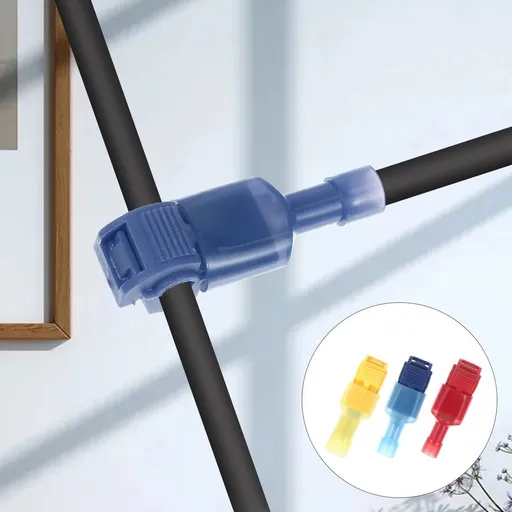30 Sets of Quick Splice Wire Terminals Electrical T-tap Wire Connectors Quick Disconnects Kit