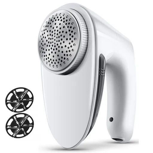 Fabric Shaver, Sweater Shaver Pill Remove , Upgraded Efficient Lint Shaver Remover for Clothes Couch Cashmere(65mm Mesh, White)