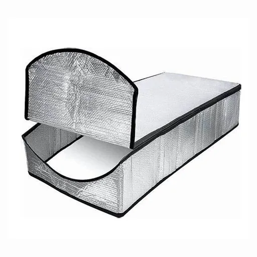 Attic Door Insulation Cover 25" x 54" x 11" - Energy Saving Attic Stairs Insulation Cover - Attic Tent - Fire Proof Attic Cover Stairway Insulator for Pull Down Ladder