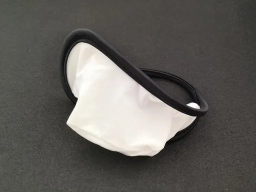 Men Nylon Invisible C String Panties Male C black edge White smooth All yards