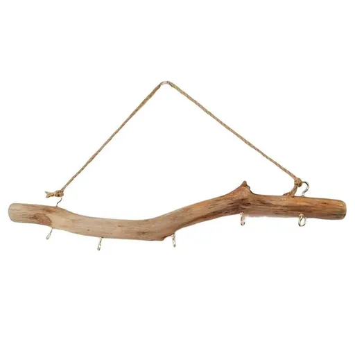 Wooden Hook Driftwood Hook Vintage Decor Supplies Easy to Use Branch Hanger Holder for Entryway Smal Wood Color Wood