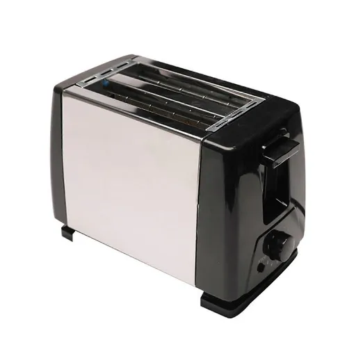 2-Slice Wide Slot Stainless Steel Toaster, Home Breakfast Machine