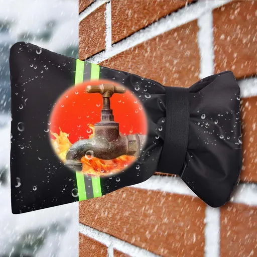 10x7IN Faucet Cover Freeze Protection Outdoor Faucet Cover for Winter Hose Covers Spigot Covers Anti-(with Reflective Strip)