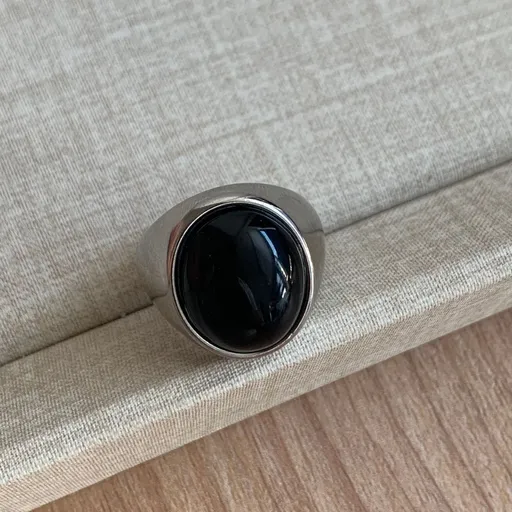 Oval Gem Zircon Ring | Christmas Noble Ornament Gift | Fashion Light Luxury High‑Sense Stackable Finger Band