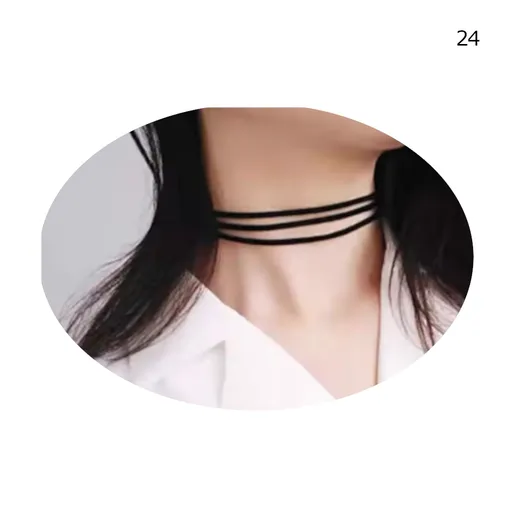 House Of Dasein Bdsm Day Collar Choker Necklace Slave Play Bondage Fetish - Black - Style 24