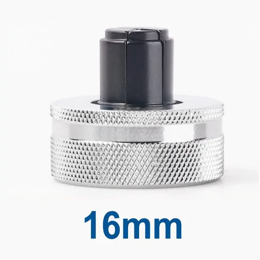 Hydraulic Tube Expander Replacement Heads with Chrome-Plated Knurled Body and Black Hardened Expanding Tip for Refrigeration Copper Pipe Installation and Maintenance (16mm)