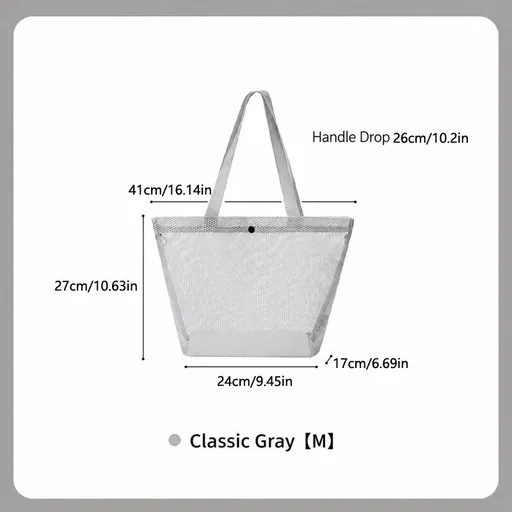 Jinmiao Mesh Storage Bag Large Capacity