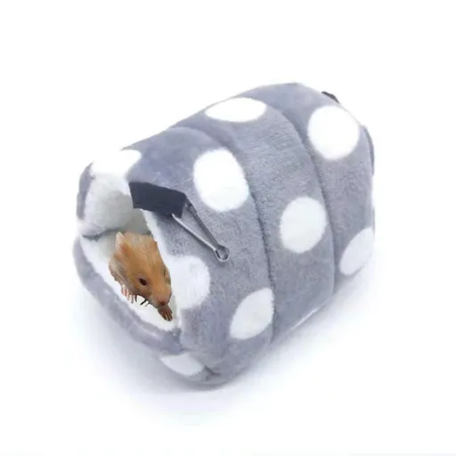 Winter Warm Small Animals Bed Playing Soft Hamster Bed Sleeping Cute Hamster Birds House Hanging Resting for Young Guinea Pig