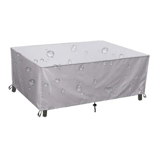 Rectangular Heavy Duty Table Cover - Tough Canvas Waterproof Outdoor Dining Table and Chairs General Purpose Furniture Cover