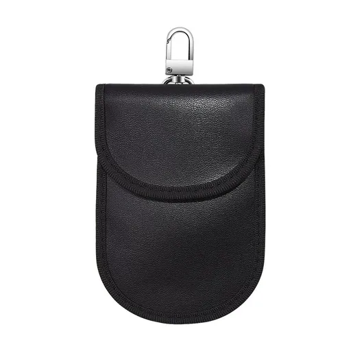 Chen Fu Shunyu Signal Shielding Bag Phone Car Key Zipper Black 14*10 cm