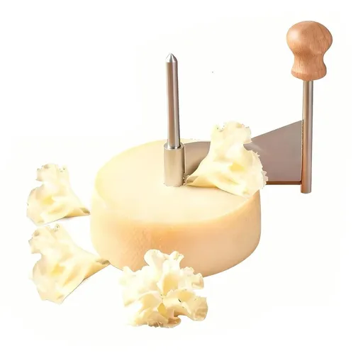 Cheese Curler Wheel, Stainless Steel Cheese Butter Chocolate Shaver for Restaurants, Cafes, Dessert Shops, Home (Slicer Only)