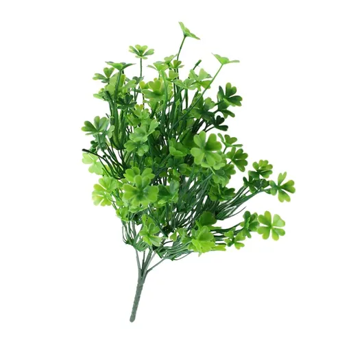 3 PCS Artificial Four Leaf Clover Plants-Lifelike Shamrock Greenery for St. Patrickâ\x80\x99s Day,Spring,Summer Decor- for Home,Office,Farmhouse,Garden,or Wedding