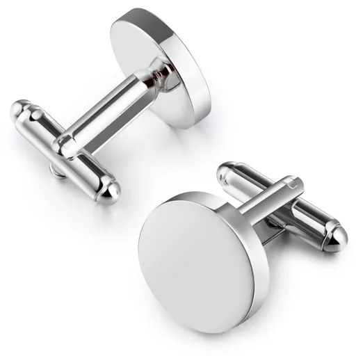 2PC Mens Cufflinks and Studs, Tuxedo Shirt Cufflinks and Studs Set for Men, Brass Cuff Links and Shirt Studs