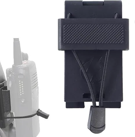 Radio Holster for Duty Belt, Law Enforcement Gear Walkie Talkie Holder for Motorola APX, BaoFeng Btech, Kenwood, Midland, Harris Radios