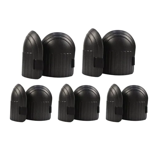 Professional Knee Pads for Construction Flooring Tiling Knee Protection Gear - Black