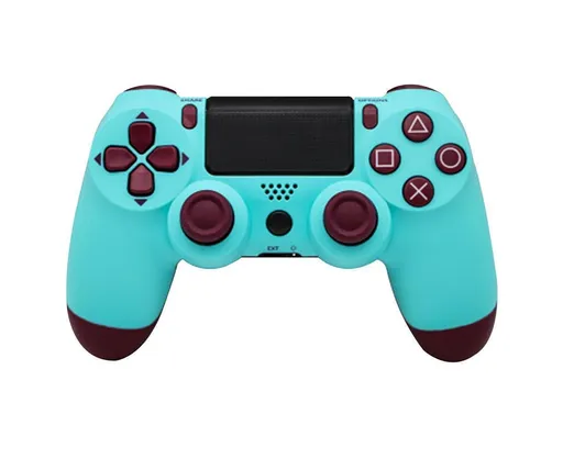 Wireless Game Controller Ps4 Controller Bluetooth Dual Head Head Handle Joystick Game Pad For The Game Console 4 - Fruit blue