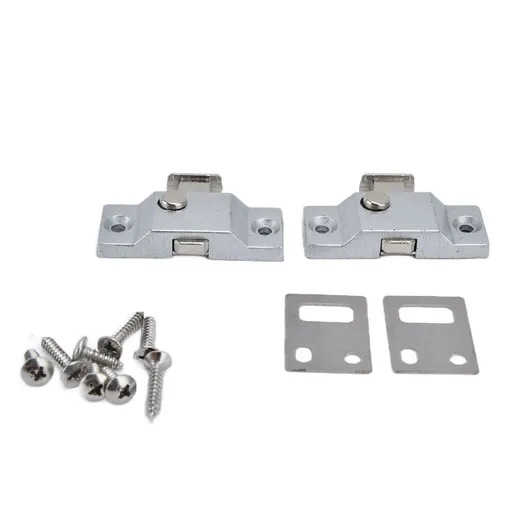 2Set Latch Lock Folding Window Door Bolt AntiTheft Security Stainless Steel Latch Lock