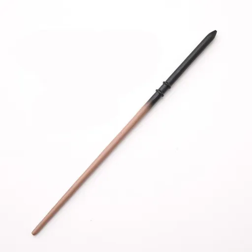 Traditional Cosplay Wand, Stable Resin Metal Core Structure, Festival Ornament, Style 10, Blue Gold Stamping Ribbon Gift Box
