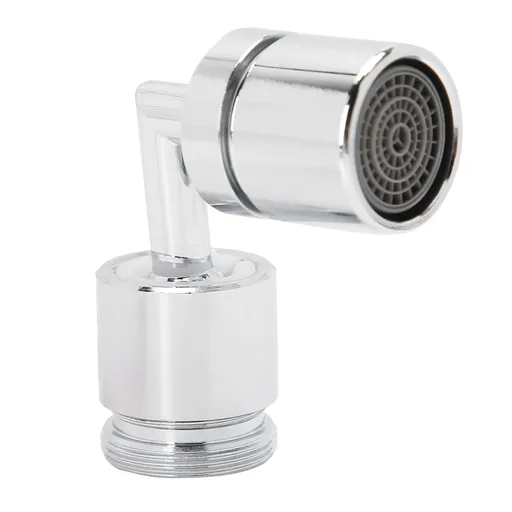 Water Faucet 360 Degree Rotating M24 Thread Stainless Steel ABS Anti Splash for Kitchen Bathroom