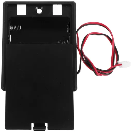 Plastic AA Battery Holder Case with Easy Install Design, Safe Storage Box for Battery Replacement and Organization