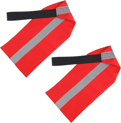2 Pieces Travel Warning Flag Safety for Kayak