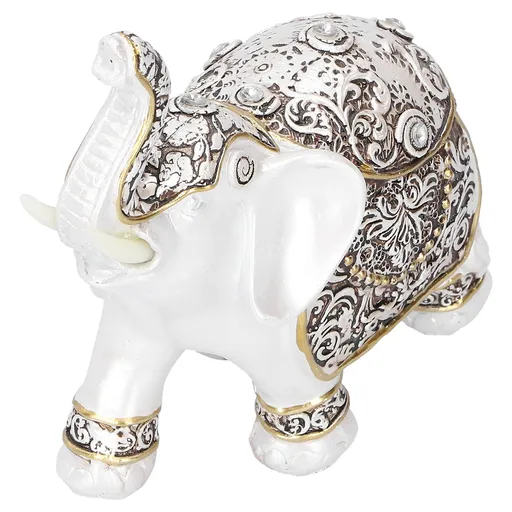Resin Elephant Feng Shui Statue Wealth Lucky Figurine Crafts Home Office Decor GiftB Style