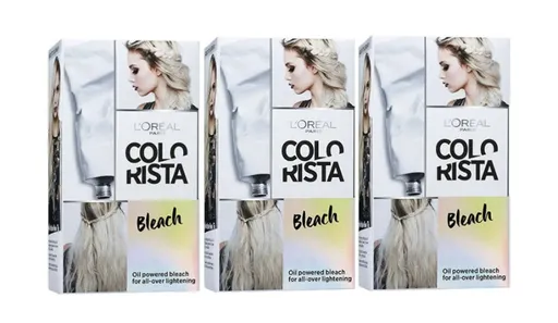 Bleach Permanent Hair Colour Oil-Powered Lightening Creme Soft Bleach 3 Piece