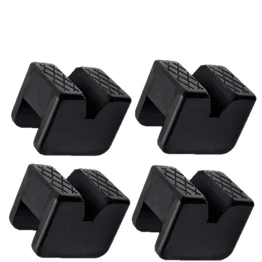 Jack Pad Adapter for Jack Stands 3 Ton Rubber Frame Rail Protector Jack Pad Adapter Protector for Jack Stand 4 Pack