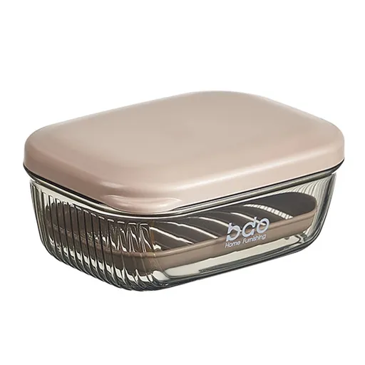Travel Soap Case, Leakproof Soap Container with Lid, Portable Bar Soap for Traveling Transparently Soap Dishes for Bathroom Shower Gym School Camping