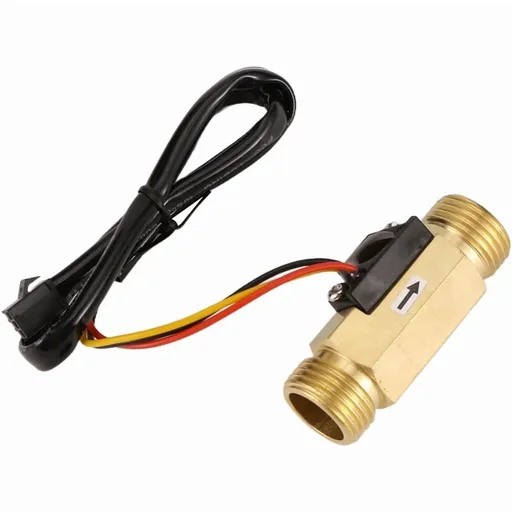 1/2PT Water Flow Sensor Switch Control Meter Flowmeter 1.5-30L/min,1 x Water Flow Sensor Switch