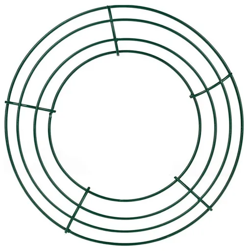 Clearance! 1PC Christmas Wreath Rings Wire Round Wreath Frame Wedding Garland Making