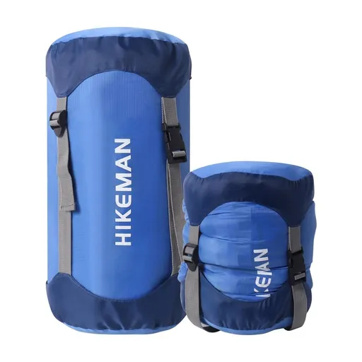 Compression Sack, 40% More Storage Space Saving, 35L Large Capacity Compression Stuff Sack, Water-Resistant & Ultralight Sleeping Bag Stuff Sack, Space Saving Gear for Camping Hiking (Blue)