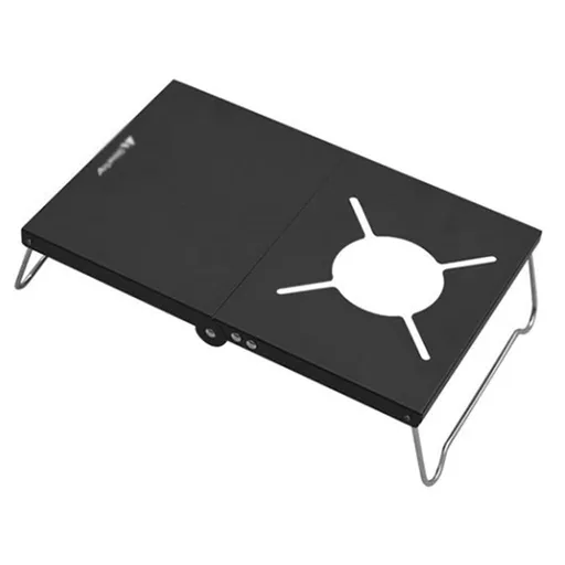 Portable Camping Stove Table Folding Stove Table Outdoor Windproof Stove Stand for Camping Hiking Backpacking Picnic