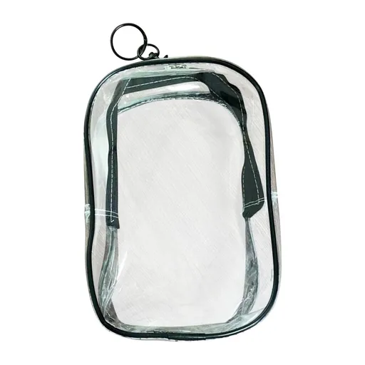 Protective Case for Plush Doll, Clear Hanging Display Case, Doll Storage Bag, PVC Storage Case Cover for Figures, Dolls (Black)