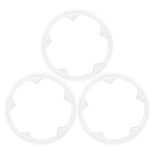 3-Pack Round Plastic Gear Chain Wheel Covers for Bikes, Perfect for Daily Cycling, Commuting, and Outdoor Riding