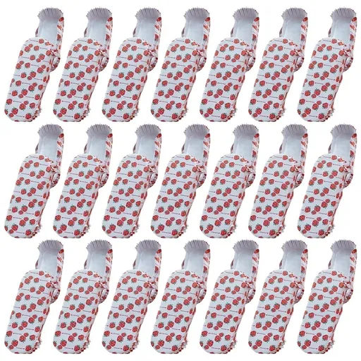 100pcs Disposable Hot Dog Paper Trays Baking Cups Food Serving Trays for Parties and Events