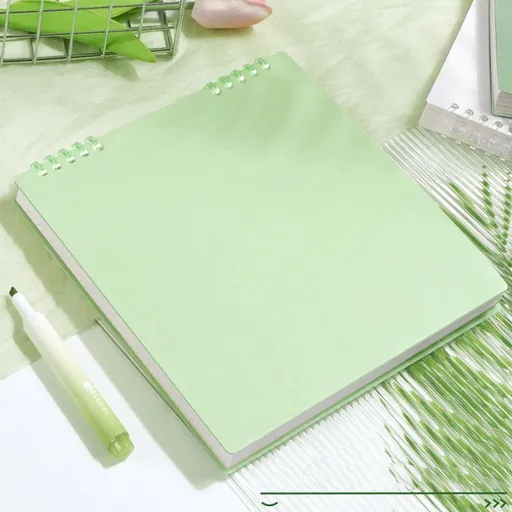 Grid Notebook Mint Green 60 Sheets/120 Pages