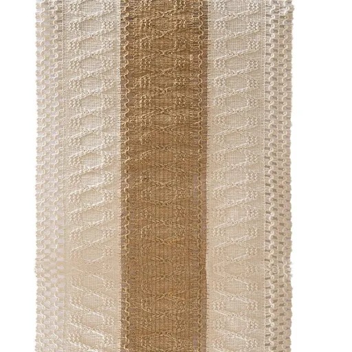 Cotton Linen Table Runner with Knot Tassel Bed End Towel Long Tablecloth Mat - Light brown