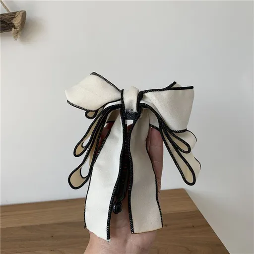 Hair Pins Ribbon Bow Banana Hair Clip Horsetail Clip Vertical Clip Women Fashion Hair Accessories Hairpin Hair Claws