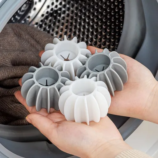 4Pcs Reusable Laundry Balls Laundry Scrubbing Balls for Washing, Machine Silicone Steamer Dryer Balls Washer Balls Washing Ball
