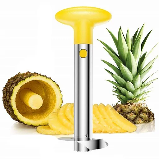 Easy Kitchen Tool Stainless Steel Fruit Pineapple Peeler Corer Slicer Cutter Stainless Steel Pineapple Corer Pineapple
