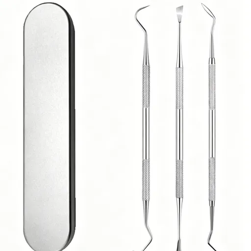 3pcs Style C Dental Tools Kit Scaler Double End Probe