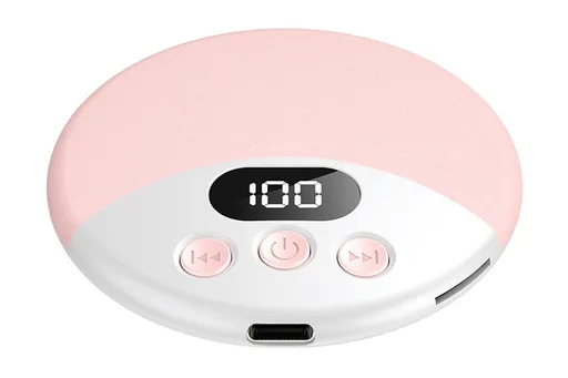 Under Pillow Bluetooth Sleep Speaker Wireless Bone Conduction Speaker-Pink
